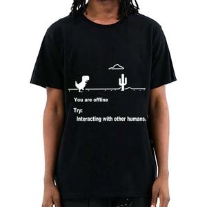 Camiseta de Hombre con Estampado de Dinosaurios, Informal, Cómoda, de Algodón, Manga Corta, Holgada, Personalizada, de Alta Calidad - Product Image 6