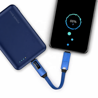 Cable USB Magnético 3 en 1 con Pantalla LED, Cable de Carga Rápida PD de 100W 5A OTG Tipo C, Cargador Súper Rápido para iPhone 16 17