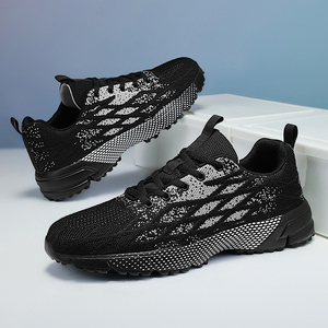 Chaussures de course sur route pour hommes, baskets de jogging, course sur piste et trail, en tissu extensible minimaliste et maille respirante, athlétiques, basses, à lacets - Product Image 6