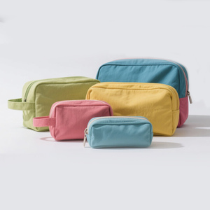 Customize Canvas Cosmetic for Women <b>Travel</b> <b>Kit</b> Pouch Makeup Storage Bag - Product Image 1