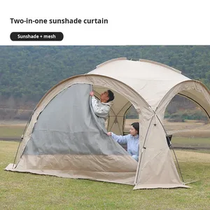 Dome <b>Canopy</b> <b>Tent</b> Four-Season Camouflage Portable Outdoor Sun Protection Camping Gear Extra Large Sunshade Shelter Windproof - Product Image 6
