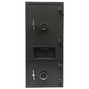 厂家价格专业级电子投币箱保管箱带备用钥匙投币槽保险箱