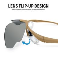 Lunettes de soleil polarisées Yijia New Fashion CE 166 Pc, lunettes de sport, lunettes de tir, lunettes de protection tactiques