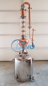 Olla de cobre de 30L, 60l y 150l, destilador de whisky, brandy, Moonshine, equipo de destilación de <span class=keywords><strong>Alcohol</strong></span> doméstico de bajo grado - Product Image 3