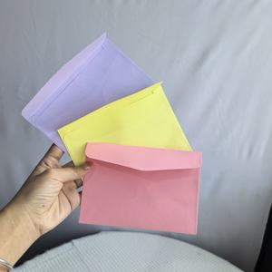 ซองจดหมายกระดาษรีไซเคิลสีสันสดใสพร้อมซองโลโก้แบรนด์สำหรับการ์ดซองจดหมายพิมพ์ลายพรีเมียม - Product Image 5