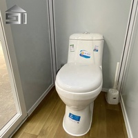 Salle de bains publique préfabriquée modulaire extérieure préfabriquée toilette mobile portable pratique