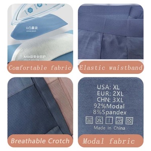 YiQun Custom logo Heren Boxer Shorts Ondergoed Modal Calzoncillos Hombre Lichtgewicht Ademend Comfortabel Ondergoed Boxer - Product Image 2