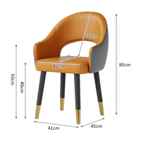 Chaises de réception de banquet nordiques pour hôtel, design contemporain, empilables, salon, salle à manger