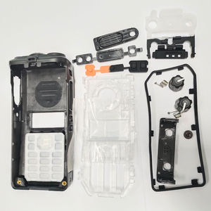 Maintenance Repair Parts Front Case Cover Housing Kit with Knobs and Labels for Kenwood NX-3320 Two Way Radio - Product Image 2