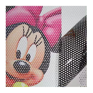 Custom High Quality Digital Printing Vinyl One Way Vision Window Sticker for Advertising or Promotion