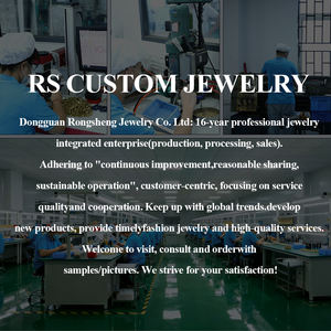 Aksesori logam perunggu antik gaya antik-liontin Gambar liontin bunga dengan jimat berlapis grosir kalung wanita - Product Image 6