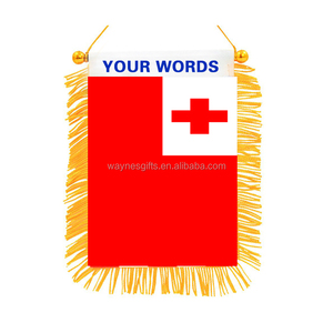 Banderas de mano de Tonga de marcado personalizado para eventos deportivos para exhibir el espíritu del equipo - Product Image 5