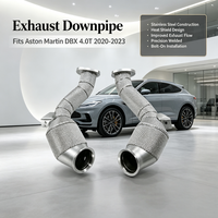 Sistema de Escape de Alto Rendimiento Modificado Ss304 NO CEL para Aston Martin DBX 4.0T 2020-2023, Mejora la Velocidad de Respuesta del Turbo