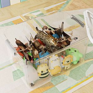 Transparent Toy Storage <b>Box</b> - extra Large,<b>clothes</b> Organizer with Lid, High-transparency Plastic Storage Container - Product Image 4