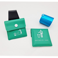 Mini pochette à cendres classique, ignifuge en PVC, anti-odeur, avec logo personnalisé, portable, pour extérieur, sac de rangement pour mégots et cigarettes