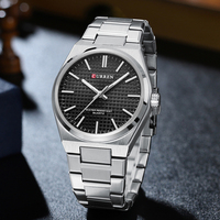 Jam Tangan Quartz Pria CURREN 8439 Fashion, Stainless Steel, Jarum Bercahaya, Jam Tangan Bisnis untuk Pria Wanita Kekasih Reloj