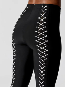 <span class=keywords><strong>Las</strong></span> mujeres de yoga <span class=keywords><strong>fitness</strong></span> de secado rápido Deporte Pantalones de deporte de polainas - Product Image 4