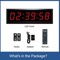 Jam Meja Digital Portabel ZX Modern Mewah LED Jam Dinding untuk Ruang Tamu Dekorasi Rumah Kustom Dua Sisi Besar