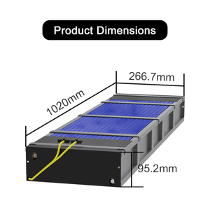 แบตเตอรี่ BYD แบบ Blade ความจุสูง 51.2V ชนิด Liquid Deep Grade 6000 รอบการใช้งาน 130Ah 6.6KWh LiFePO4 รับประกัน 12 ปี - Product Image 3