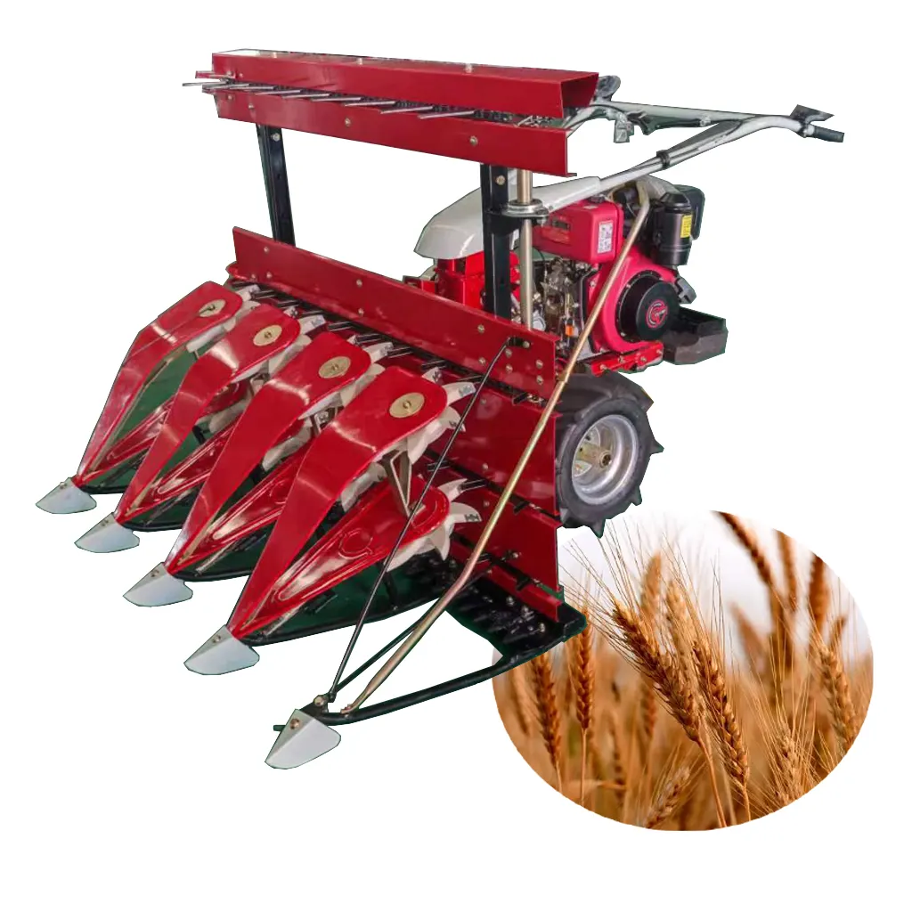 Alat penuai gandum kecepatan tinggi/paddy Reaper/gandum pemanen padi Reaper tanaman HJ-R5