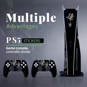สติ๊กเกอร์ตกแต่ง PS5 ลาย Black Myth Wu Kong สีดำ ไวนิลเต็มรูปแบบ สำหรับเครื่อง PS5 และคอนโทรลเลอร์ อุปกรณ์เสริมสำหรับเกม - Product Image 4