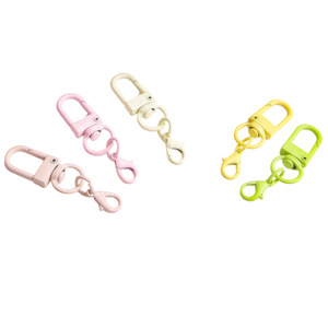 Rotating U Shaped Lobster Clasp 50 Mm Zinc Alloy Keychain Hardware Accessory For Doll Bag DIY - Product Image 2