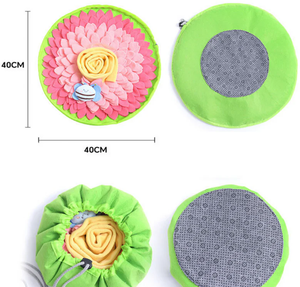 Tapis de reniflement pliable pour chien, jouet à friandises pour animaux de compagnie, tapis de recherche de nourriture à alimentation lente pour chiots, anti-stress, série Honey - Product Image 3