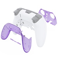 EXtremeRate plaques personnalisées couverture rayure coque de garniture de remplacement pour contrôleur PS5 Edge