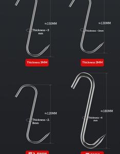 Оптовая продажа с завода: 10-миллиметровый полированный крюк из нержавеющей стали для подвешивания мяса, для тяжелой промышленности и горнодобывающей отрасли - Product Image 4