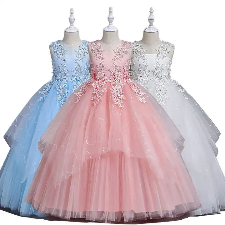 Beautiful Gown for Girls (3-4 Years, Blue) : Amazon.in: Clothing &  Accessories