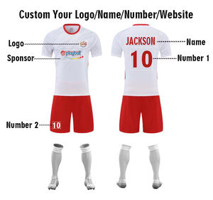 Uniformes de Fútbol Personalizados para Adultos, Conjuntos de Camisetas de Fútbol Extra Grandes con Bordado y Sublimación, Camisetas Retro - Product Image 3