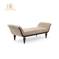 Nouveaux ensembles de meubles de chambre à coucher, lit king size en bois, lits classiques de luxe en cuir capitonnés