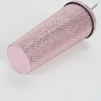 BOUTEILLE THERMOS 750ML À DOUBLE PAROI EN ACIER INOXYDABLE AVEC DIAMANT CLOU À PAILLETTES SANS LOGO