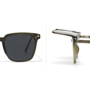 HBK-Gafas <span class=keywords><strong>de</strong></span> sol góticas cuadradas para hombre y mujer, <span class=keywords><strong>lentes</strong></span> polarizadas con marco negro y logotipo personalizado, estilo punk TR90 - Product Image 3