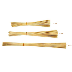 Varitas naturales de bambú a granel para incienso, varilla de incienso de la India de importación ecológica, personalizada, Material crudo - Product Image 5
