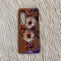 Pour Samsung A56 A55 A36 A26 Mode Tissage Motif Téléphone étui pour TECNO CAMON40 NOTE 50 Luxe Fleurs Designer Couverture de Téléphone