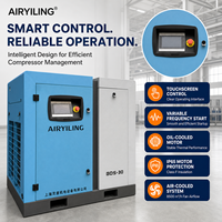 Compresor de Aire de Tornillo de 7.5kw, 11kw, 15kw, 37kw, 55kw, 75kw, Compresor de Tornillo Rotatorio de Bajo Consumo y Bajo Ruido, 7-13 Bares