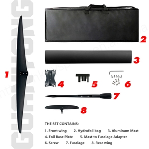 2025 nouveau Design GY 1700V2 1997sqcm planche de surf électrique en fibre de carbone haute performance pour débutants Waterplay surf - Product Image 3