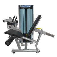 Machine de musculation professionnelle réglable pour extensions et flexions assises, en acier, modèle le plus vendu du fabricant