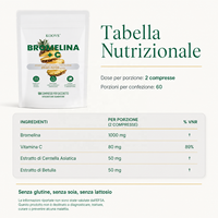 Complément alimentaire à base de bromélaïne et de vitamine C en comprimés ACORN OEM/ODM, complément à marque privée