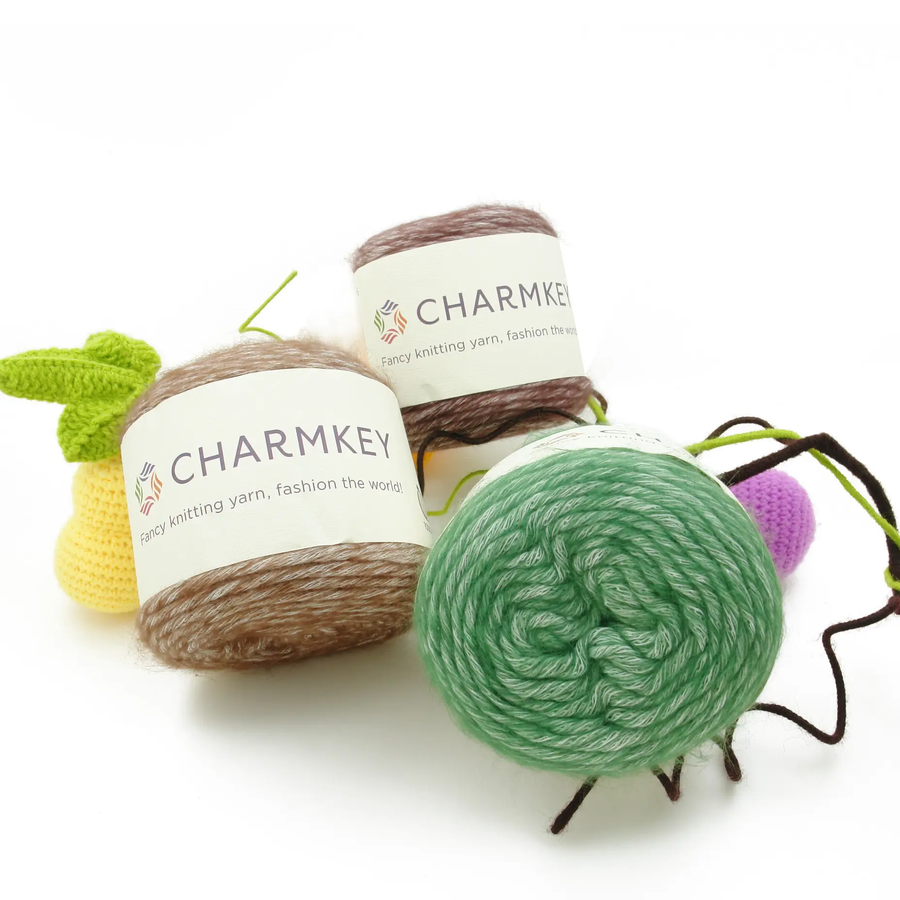 Charmkey Wholesales 100% Acrylic Air covering Yarn Fancy Knitting Yarn for Sweater and Scarf