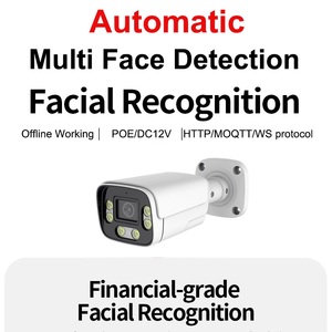 Cámara de Reconocimiento Facial de Enfoque Amplio con IA de 5MP y 8MP, Cámara CCTV con Detección Multifacial y Su Propio Servidor WebRTC - Product Image 1