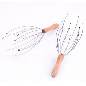 Masajeador de Cabeza con Mango de Madera para Relajación Corporal, Venta al por Mayor - Product Image 5