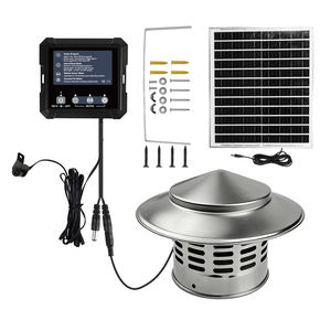 Ventilateur solaire multi-usage 2500 mAh avec <span class=keywords><strong>batterie</strong></span> - Idéal <span class=keywords><strong>pour</strong></span> les poulaillers, les chenils, les enclos à porcs - Product Image 3