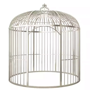 Personalizzabile Gazebo Booth schermo stanza divisorio padiglione divisorio grande in ferro gabbia per uccelli con struttura in acciaio inox - Product Image 3