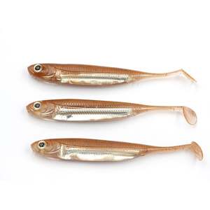 Topline 5 pièces/sacs Leurres de pêche Bass Drop Shot Minnow, appâts de pêche à queue aiguille, leurres souples <span class=keywords><strong>en</strong></span> plastique pour la pêche à la bouche petite - Product Image 2