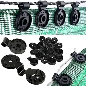 Clips pour toile d'ombrage, pinces pour <span class=keywords><strong>tissu</strong></span> d'ombrage, accessoires, œillets pour couverture en filet, <span class=keywords><strong>tissu</strong></span> pare-soleil pour jardin et serre - Product Image 2