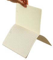 Carnet de notes à spirale doublée Carnet de notes à couverture rigide Journaux d'écriture A5 160 pages 80 feuilles B5 A6 Logo cadeau avec sangle d'écriture