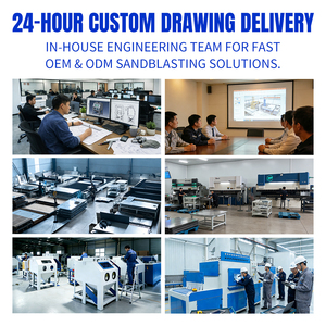 Sandblasting Machine Sandblaster Cabinet for Metal Glass Stone Aluminum Dry Blast Cleaning <strong>Equipment</strong> - Product Image 6