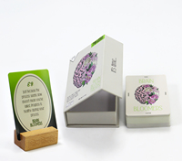 Citazioni di affermazioni per adulti personalizzate gioco di carte stampato il proprio Design Logo quotidiano affermazioni Positive carte mazzo con scatola magnetica
